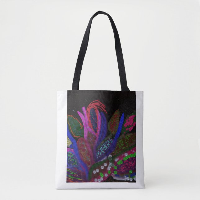 Colourful Underwater Marine Life Tote Bag (Front)
