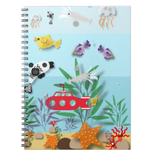 Colourful Underwater Scene   Notebook