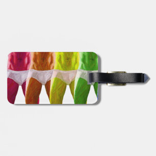 Colourful Underwear Luggage Tag