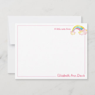 Colourful Unicorn Card