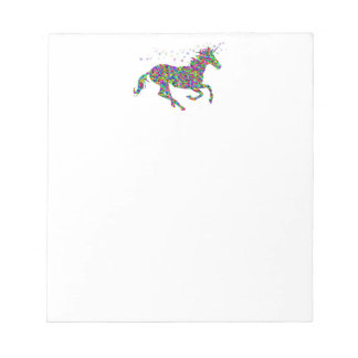 Colourful Unicorn Notepad