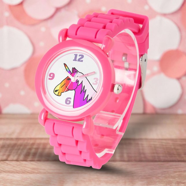 Colourful Unicorn Rainbow Girly Watch (Creator Uploaded)
