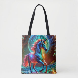 Colourful Unicorn Tote Bag