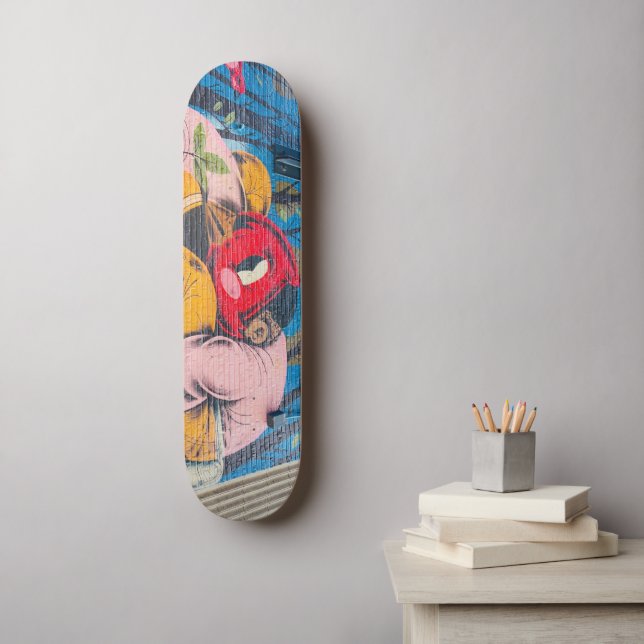 Colourful unique graffiti skateboard (Wall Art)