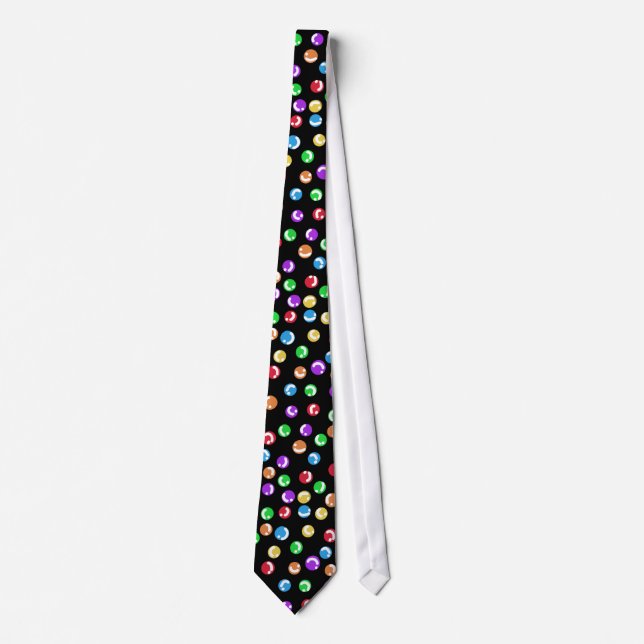 Colourful Unique Gum Ball  Tie (Front)