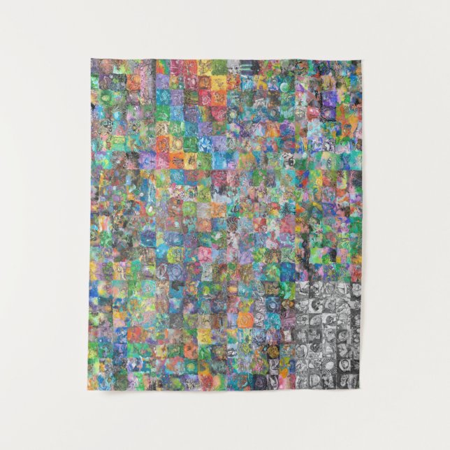 Colourful Unique Tapestry 2021 Paintgazing Calenda (Front)