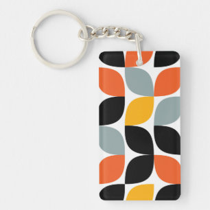Colourful, unique, trendy, urban leaf concept keyc key ring