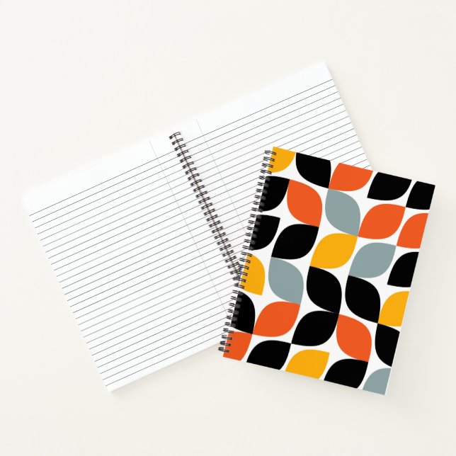 Colourful, unique, trendy, urban leaf concept notebook (Inside)