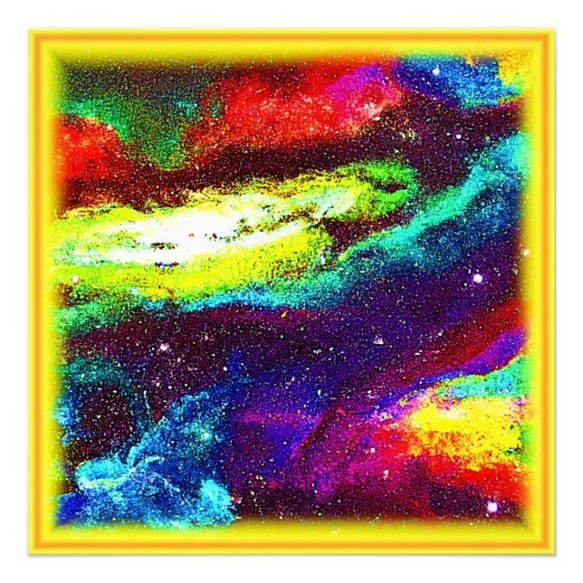 Colourful Universe Art. Buy Now Photo Print (Front)