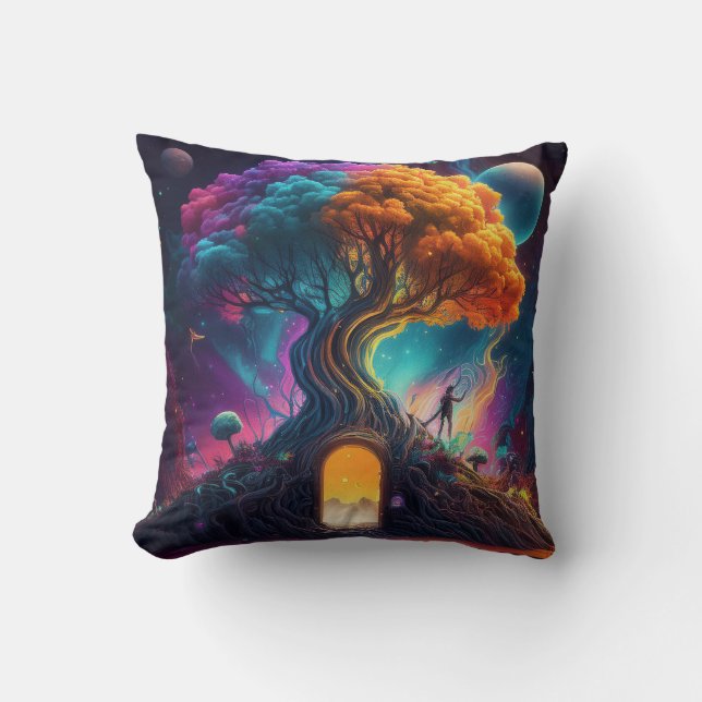 Colourful Upside Down Cushion (Front)
