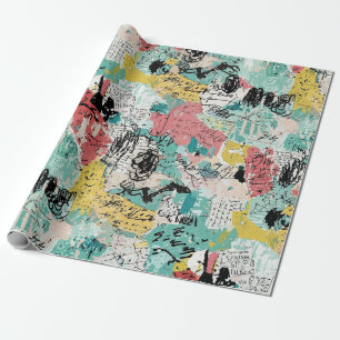 Colourful Urban Graffiti Pattern (2) Wrapping Paper