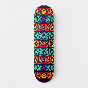 Colourful Urban Street Art / Graffiti Inspired  Skateboard