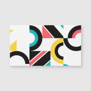 Colourful, urban, trendy, modern geometric art