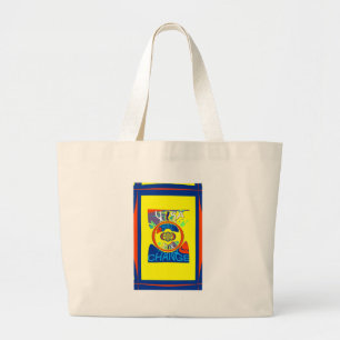 Colourful USA Change: A Festive Design Large Tote Bag