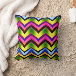 Colourful V Shape Seamless Pattern Cushion