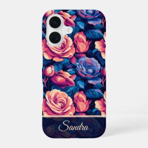 Colourful Valentine'S Day Gift Rose Flower Name iPhone 16 Case