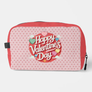 Colourful Valentine's day heart Dopp Kit