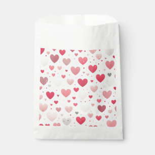 Colourful Valentine's day heart Favour Bags