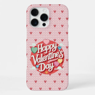 Colourful Valentine's day heart iPhone 16 Pro Max Case