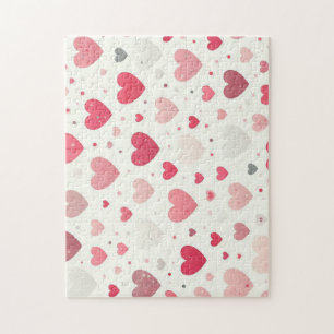 Colourful Valentine's day heart Jigsaw Puzzle