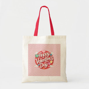 Colourful Valentine's day heart  Tote Bag