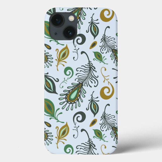 Colourful Various Feathers Case-Mate iPhone Case (Back)