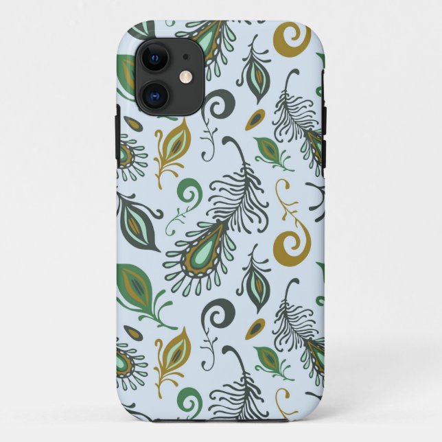 Colourful Various Feathers Case-Mate iPhone Case (Back)