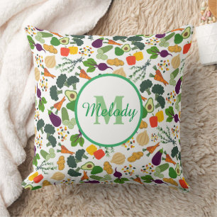 Colourful Vegetable Pattern Design Custom Gifts, Cushion