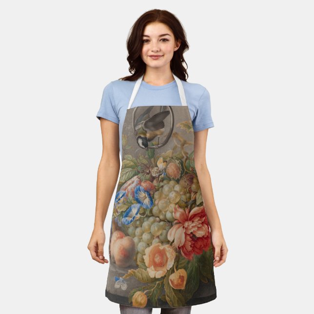 Colourful Vegetables Apron (Worn)