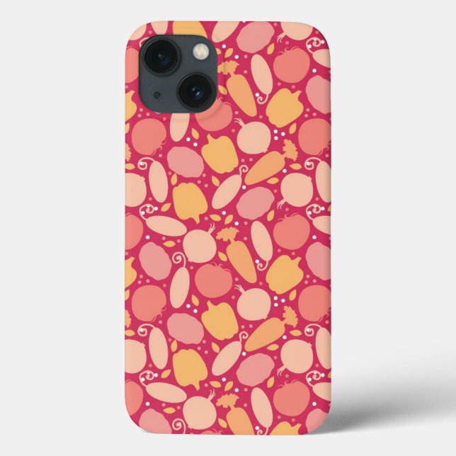 Colourful vegetables pattern Case-Mate iPhone case (Back)