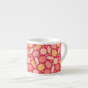 Colourful vegetables pattern espresso cup
