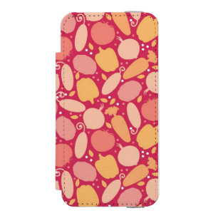 Colourful vegetables pattern incipio watson™ iPhone 5 wallet case