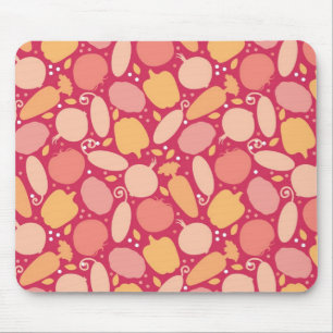 Colourful vegetables pattern mouse mat