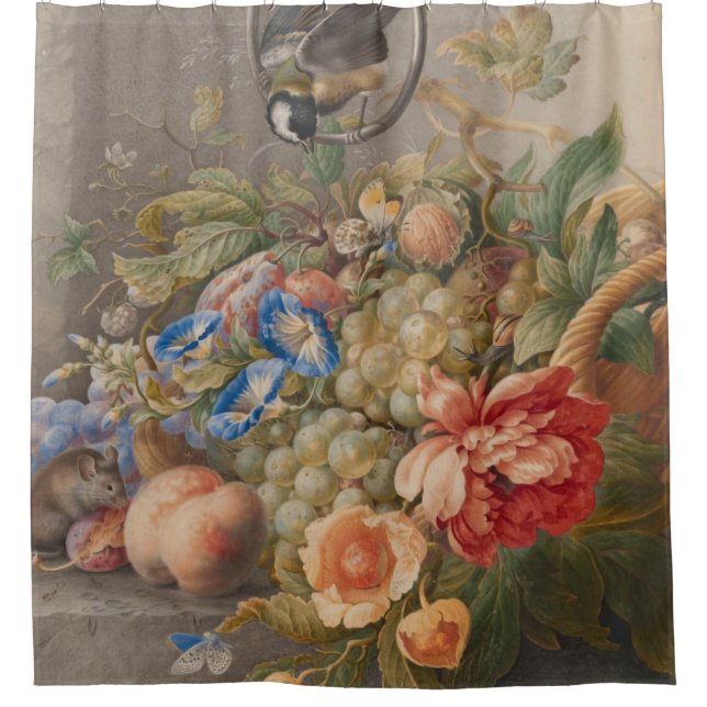 Colourful Vegetables Shower Curtain (Front)