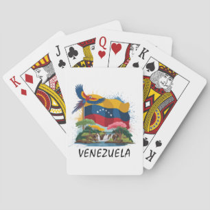 Colourful Venezuela Flag South America Playing Cards