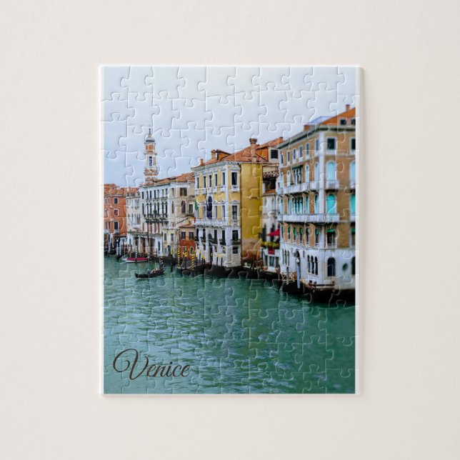 Colourful Venice, Italy puzzle (Vertical)