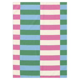 Colourful Vertical Striped Pattern Tablecloth