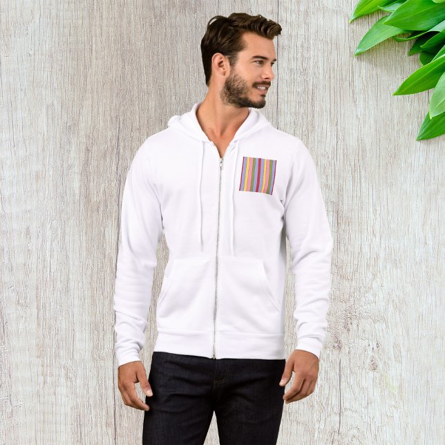 Colourful Vertical Stripes Pattern Hoodie (Creator Uploaded)
