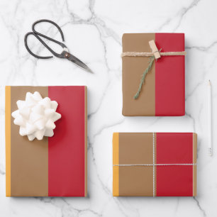 Colourful Vertical Stripes  Wrapping Paper Sheet