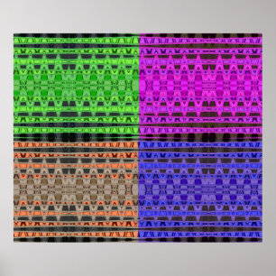 colourful vibes poster