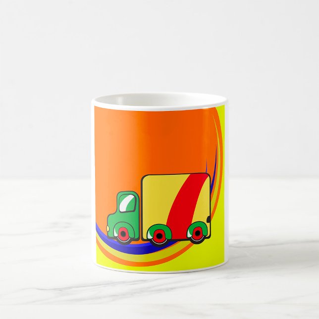 Colourful Vibrant Delivery Truck Coffee Mug (Creator Uploaded)
