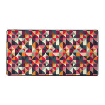 Colourful Vibrant Retro-Inspired Geometric Large