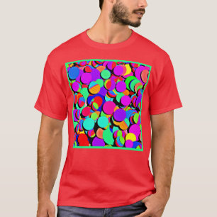 Colourful Vibrant Retro Revival Pattern T-Shirt