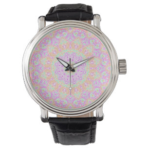 Colourful Vibrant Trippy Hippie Boho Mandala Watch