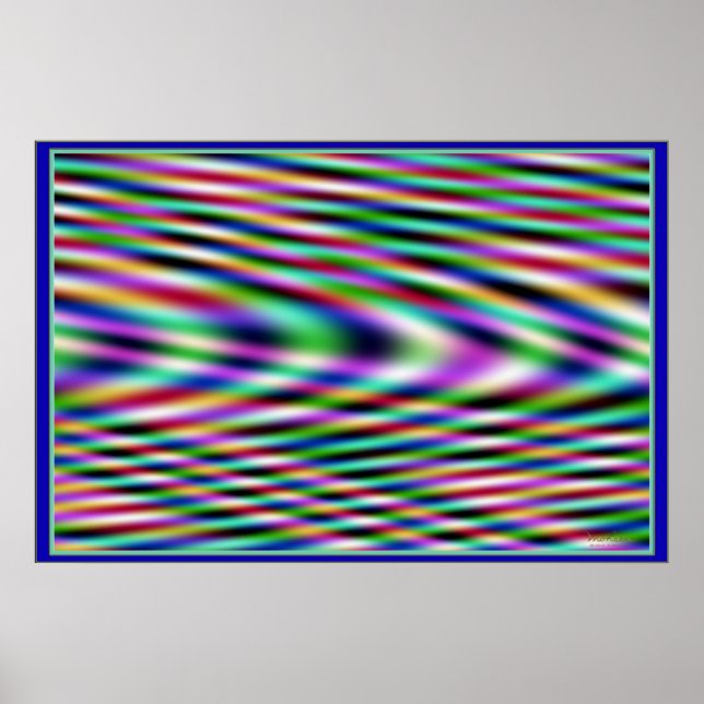 Colourful Vibrations Poster (Front)