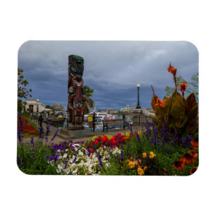 Colourful Victoria Harbour Magnet
