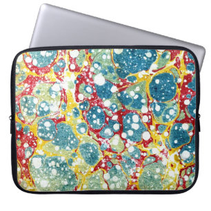 Colourful Victorian Marbled Paper Cover