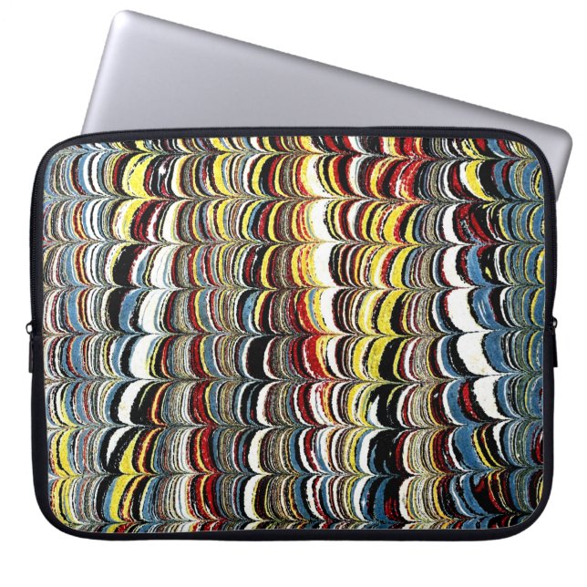 Colourful Victorian Marbled Paper Cover (Front)