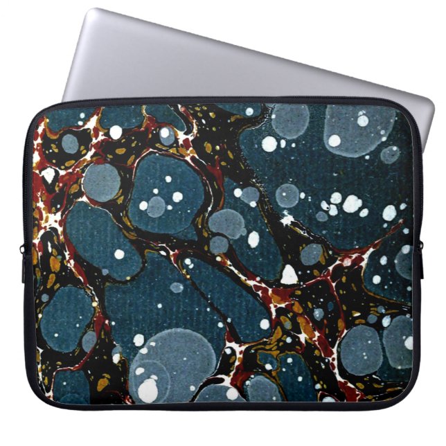 Colourful Victorian Marbled Paper Cover (Front)