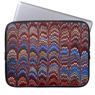Colourful Victorian Marbled Paper Cover